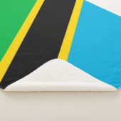 Tansania-Flagge Sherpadecke (3/4)