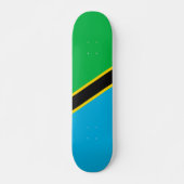 Tansania-Flagge Skateboard (Vorne)