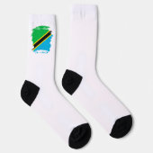 Tansania-Flagge Socken (Rechts)