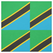 Tansania-Flagge Stoff (Muster)