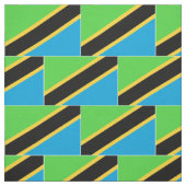 Tansania-Flagge Stoff (Muster)