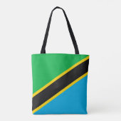 Tansania-Flagge Tasche (Rückseite)