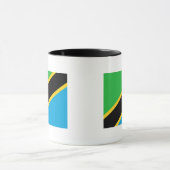 Tansania-Flagge Tasse (Zentrum)