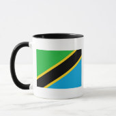 Tansania-Flagge Tasse (Links)
