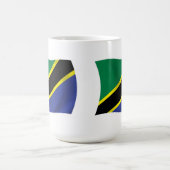 Tansania-Flagge Tasse (Mittel)