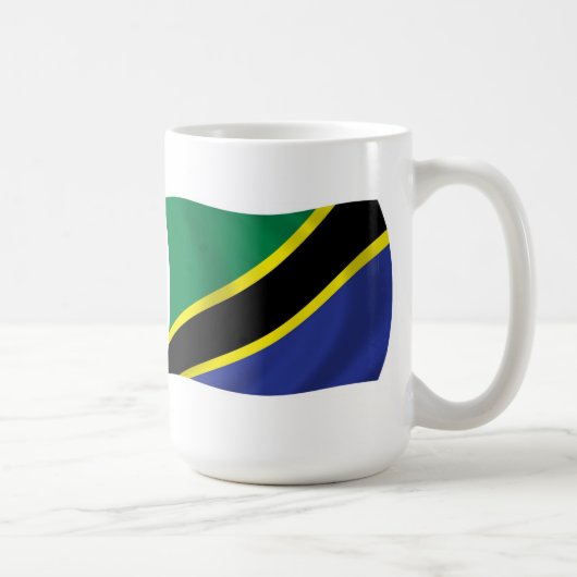Tansania-Flagge Tasse (Rechts)