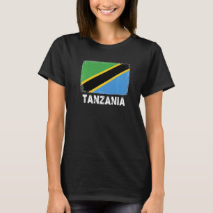 Tansania Flagge Unterstützung Tansanias Menschen F T-Shirt