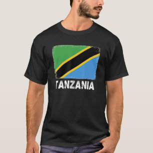 Tansania Flagge Unterstützung Tansanias Menschen F T-Shirt