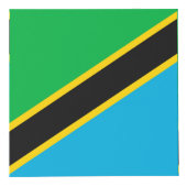 Tansania-Flagge Würfel (Vorderseite)
