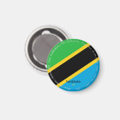 Tansania-Flaggen-Magnet Magnet (Vorderseite/Rückseite)