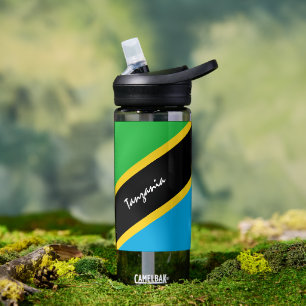 Tansania-Flasche, patriotische tansanische Flagge Trinkflasche