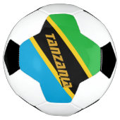Tansania Football & Tansania Flag / Sport Fußball (Gedreht)