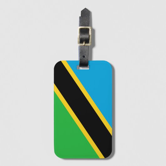 Tansania Gepäckanhänger (Vorderseite Vertikal)