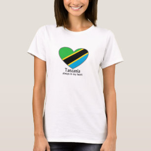 Tansania immer in meiner Herzfrau T-Shirt