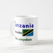 Tansania-Kaffeebecher Kaffeetasse (Vorderseite Links)