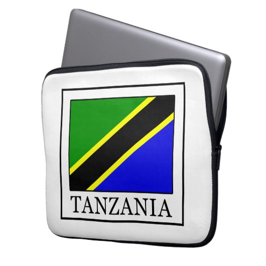 Tansania Laptopschutzhülle (Vorderseite Links)