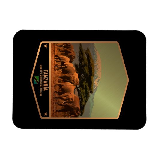 Tansania Magnet (Horizontal)