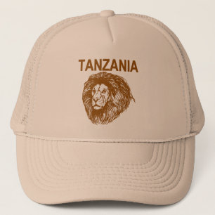Tansania mit Löwe-Kappe Truckerkappe