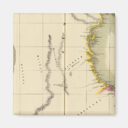 Tansania, Mosambik 43 Magnet (Vorne)
