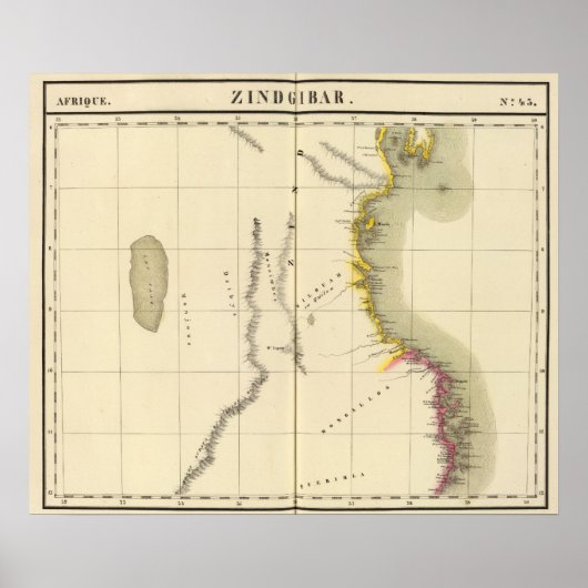 Tansania, Mosambik 43 Poster (Vorne)