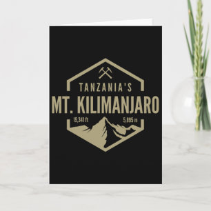 Tansania Mt. Kilimandscharo  Karte