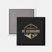 Tansania Mt. Kilimandscharo Magnet (Vorderseite/Rückseite)