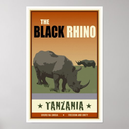 Tansania Poster (Vorne)