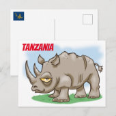 Tansania Postkarte (Vorne/Hinten)