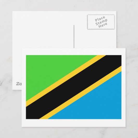 Tansania Postkarte (Vorne/Hinten)