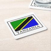 Tansania Rechteckiger Pappuntersetzer (angewinkelt)