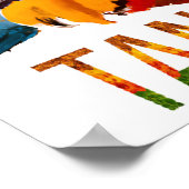 Tansania Reiseplakat Poster (Ecke)
