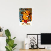 Tansania Reiseplakat Poster (Heimbüro)