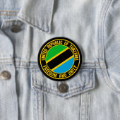 Tansania Round Emblem Button (Beispiel)