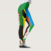 Tansania Ruanda Burundi Südsudan Uganda Kenia Leggings (Rechts)