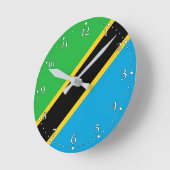 Tansania Runde Wanduhr (Winkel)