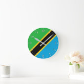 Tansania Runde Wanduhr (Zuhause)