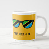 Tansania Shades benutzerdefinierte Tasse (Rechts)