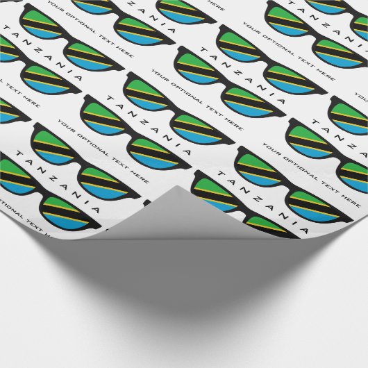 Tansania Shades-Packung für Sondertexte und Farbge Geschenkpapier (Ecke)