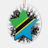 Tansania-Stern Keramikornament (Links)