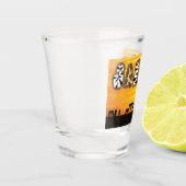 Tansania Sunset Safari Schnapsglas (Links)