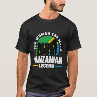 Tansania Tansania Flaggenmutter T-Shirt