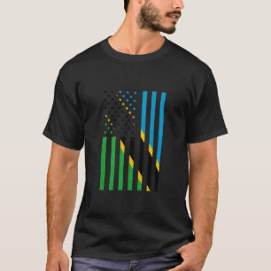 Tansania USA Amerika Tansanische Flagge Tansanisch T-Shirt