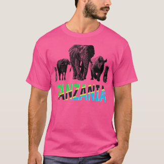 Tansania Wildlife Big Five Safari - Tansania Fan T-Shirt