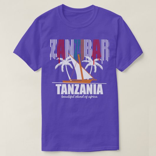 Tansania zanzibar T-Shirt (Design vorne)