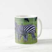 Tansania Zebra Kaffeetasse (VorderseiteRechts)