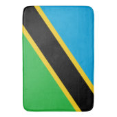 tansanische Flagge Badematte (Vorderseite Vertikal)