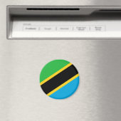 tansanische Flagge Magnet (In Situ (Geschirrspüler))