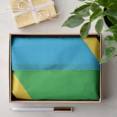 tansanische Flagge Seidenpapier (Geschenk)