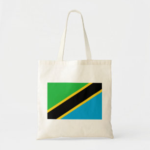 tansanische Flagge Tragetasche
