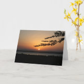 Tansanischer Sonnenuntergang Karte (Gelbe Blume)